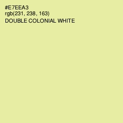 #E7EEA3 - Double Colonial White Color Image